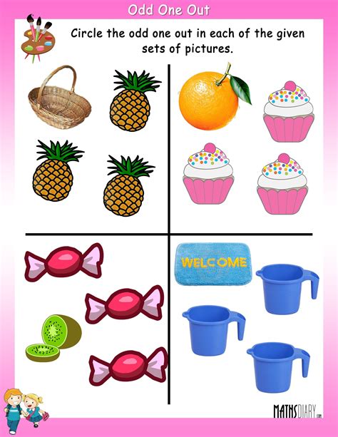 How to Play the Odd One Out Game with Preschoolers.
